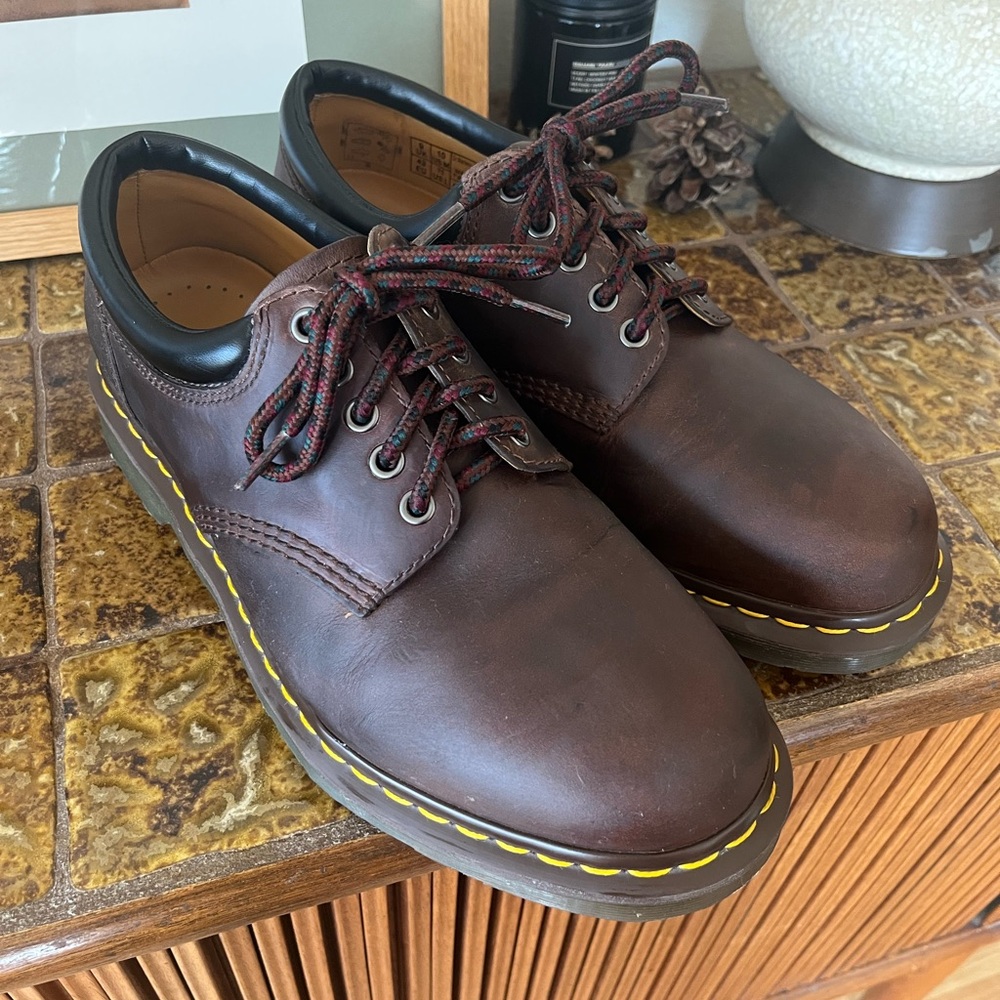 Dr. Martens Men's Crazy Horse Leather Casual Shoes Doc Martens